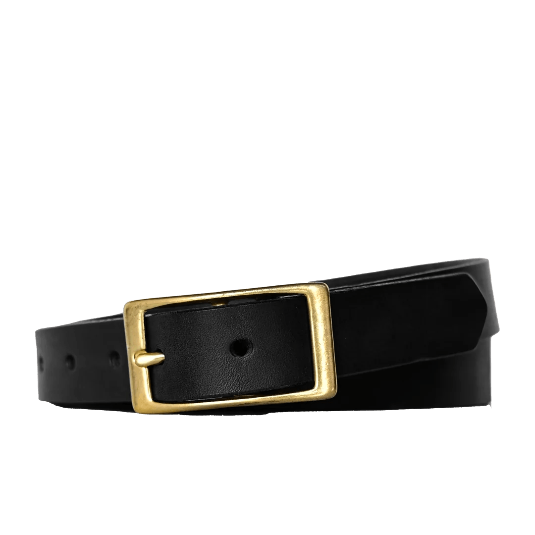black dress belt